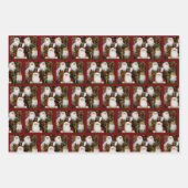 Feuille De Papier Cadeau Traditions de Noël (Devant 3)