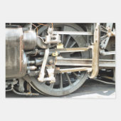 FEUILLE DE PAPIER CADEAU TRAIN À VAPEUR (Devant 2)