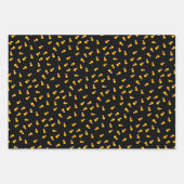 Feuille De Papier Cadeau Traitements d'Halloween (Devant 3)