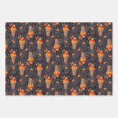 Feuille De Papier Cadeau Traitements d'Halloween (Devant)