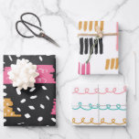 Feuille De Papier Cadeau Traits de style doodle abstrait mignon<br><div class="desc">Voici notre charmant motif « Cute Abstract Doodle » ! Éclatant de créativité et de fantaisie, ce design ravissant est un régal pour les yeux. Des gribouillages ludiques dansent sur le papier, mettant en valeur un éventail charmant de formes et de motifs qui apporteront une touche de joie à n'importe quel cadeau....</div>