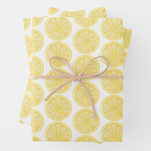 Feuille De Papier Cadeau Tranche de citron Amalfi Coast Party (En situation)