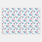 Feuille De Papier Cadeau Trans Pride Chat - Soyez vous-même (Devant 3)