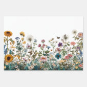 Feuille De Papier Cadeau Transfert des Fleurs sauvages du paysage de l'enlè (Devant 3)