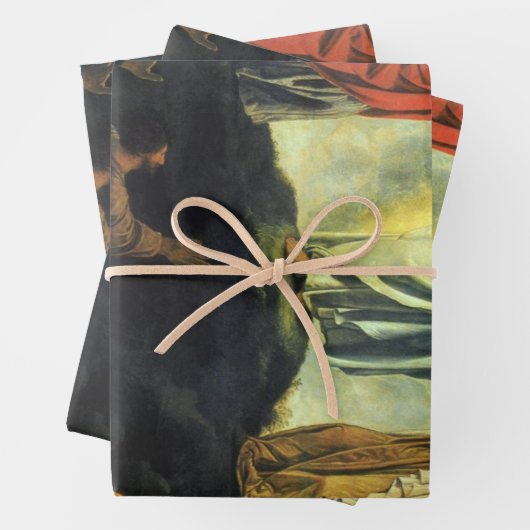 Feuille De Papier Cadeau Transfiguration par Giovanni Girolamo Savoldo (En situation)