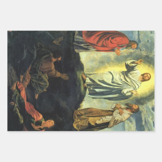 Feuille De Papier Cadeau Transfiguration par Giovanni Girolamo Savoldo (Devant)