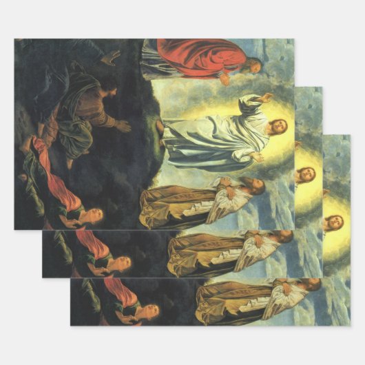 Feuille De Papier Cadeau Transfiguration par Giovanni Girolamo Savoldo (Lot)