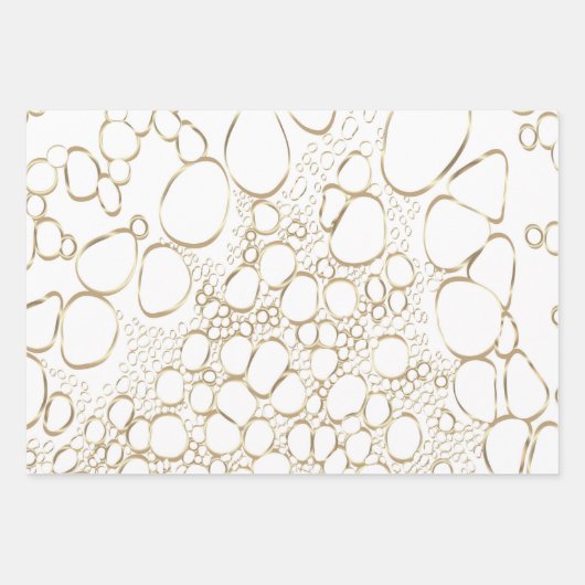 Feuille De Papier Cadeau Travail numérique Abstrait 4 (Devant 2)