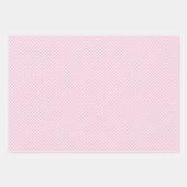 Feuille De Papier Cadeau Trellis Diamant Blanc - Rose Clair (Devant 3)