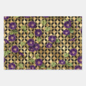 Feuille De Papier Cadeau Trellis du jardin doré (Devant 3)