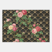 Feuille De Papier Cadeau Trellis du jardin doré (Devant)