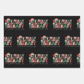 Feuille De Papier Cadeau Très Joyeux ergothérapie Noël OT Noël (Devant)
