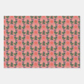 Feuille De Papier Cadeau Très Joyeux Motifs de Noël (Devant 2)