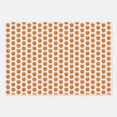 Feuille De Papier Cadeau Tricoter ou traiter Halloween Citrouille Corn bonb (Devant)