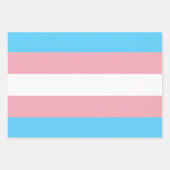 Feuille De Papier Cadeau Trio de fierté (Devant 2)