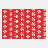 Feuille De Papier Cadeau Trio de friandises de Noël (Devant 2)