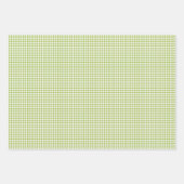 Feuille De Papier Cadeau Trio d'enveloppes de cadeaux verts (Devant 2)