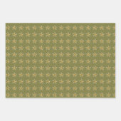 Feuille De Papier Cadeau Trio Hommes de l'Armée Verte (Devant 3)