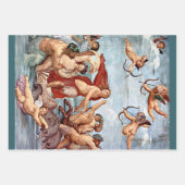 Feuille De Papier Cadeau Triumph of Galatea by Raphael Sanzio (Devant 3)