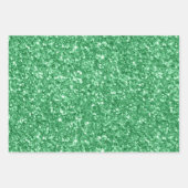 Feuille De Papier Cadeau Trois couleurs fausse parties scintillant texture (Devant 2)