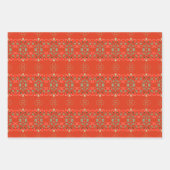 Feuille De Papier Cadeau Trois Motifs différents (Devant 3)