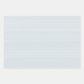 Feuille De Papier Cadeau Trois nuances de Bleu (Devant 3)