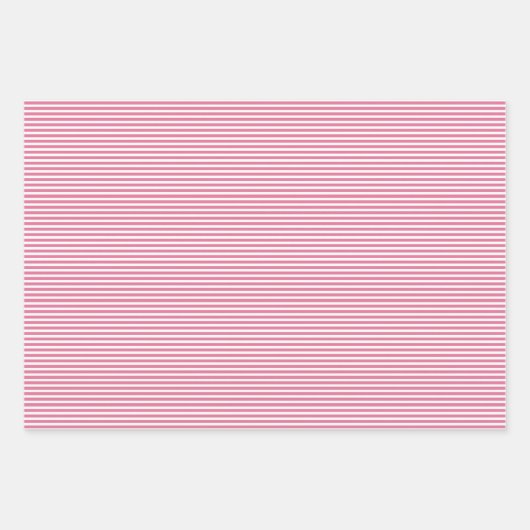 Feuille De Papier Cadeau Trois tons rose (Devant)