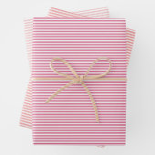 Feuille De Papier Cadeau Trois tons rose (En situation)