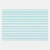 Feuille De Papier Cadeau Trois tons turquoise (Devant 2)