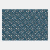 Feuille De Papier Cadeau Trombone Crosshatch (Devant 2)