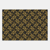 Feuille De Papier Cadeau Trombone Crosshatch (Devant)