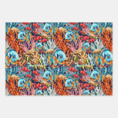 Feuille De Papier Cadeau Tropical Fish Colorful Summer Vibes (Devant 3)