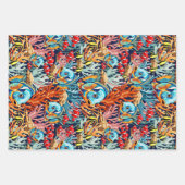 Feuille De Papier Cadeau Tropical Fish Colorful Summer Vibes (Devant)