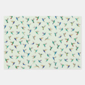 Feuille De Papier Cadeau Tropical Hummingbirds (Devant 2)