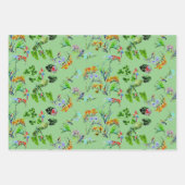 Feuille De Papier Cadeau Tropical Paradise Motif Trio (Devant 3)