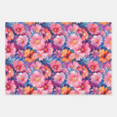 Feuille De Papier Cadeau Tropical Summer Flowers Botanical Floral Pattern (Devant 2)
