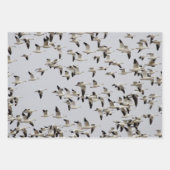 Feuille De Papier Cadeau Troupeau d'oies en vol (Devant)