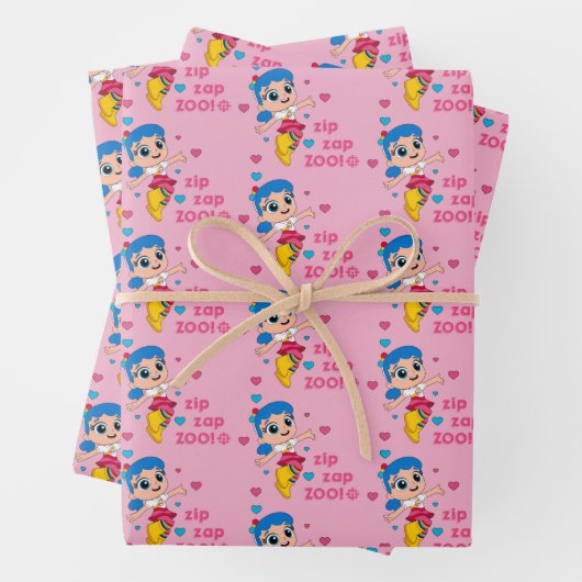 Feuille De Papier Cadeau True - Zip Zap Zoo (En situation)