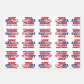 Feuille De Papier Cadeau Trump 2020 (Devant 2)