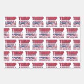 Feuille De Papier Cadeau Trump 2020 - Ramener l'Amérique (Devant 3)