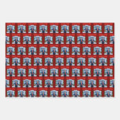 Feuille De Papier Cadeau Trump Daddy Accueil Maison Blanche Cadeau Républic (Devant 3)