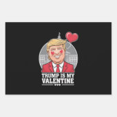 Feuille De Papier Cadeau Trump est ma Saint Valentin (Devant)