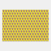 Feuille De Papier Cadeau Trump face drôle (Devant 2)