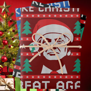 Feuille De Papier Cadeau Trump Make Christmas Great Again