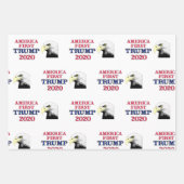 Feuille De Papier Cadeau Trump Patriotic Designs (Devant 3)