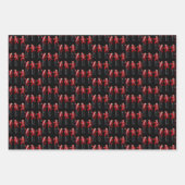 Feuille De Papier Cadeau Trump Santa Hat Danse Noël | Trump danse (Devant 2)