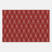 Feuille De Papier Cadeau Trump Santa Hat | Rendre Noël super (Devant 2)