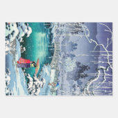 Feuille De Papier Cadeau Tsuchiya Koitsu - Neige de printemps à Maruyama (Devant 2)