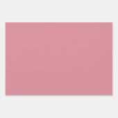 Feuille De Papier Cadeau Tulipe Uni Pastèque Rose Clair 3 Tons (Devant 3)