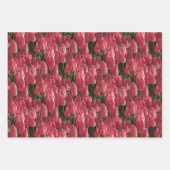 Feuille De Papier Cadeau Tulipes roses florales (Devant 3)